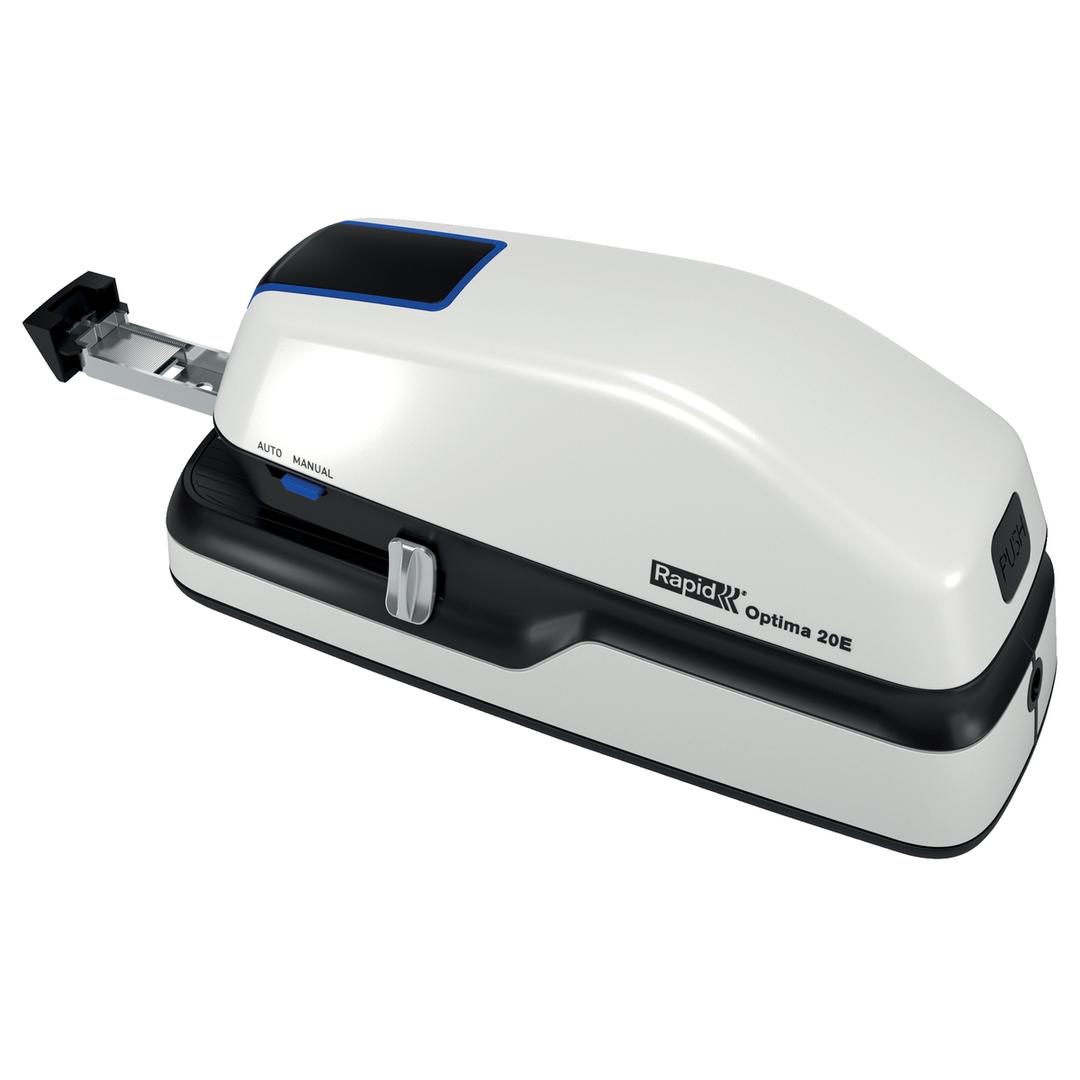 Agrafeuse manuelle et électrique Optima 20 RAPID — Vue de dessus