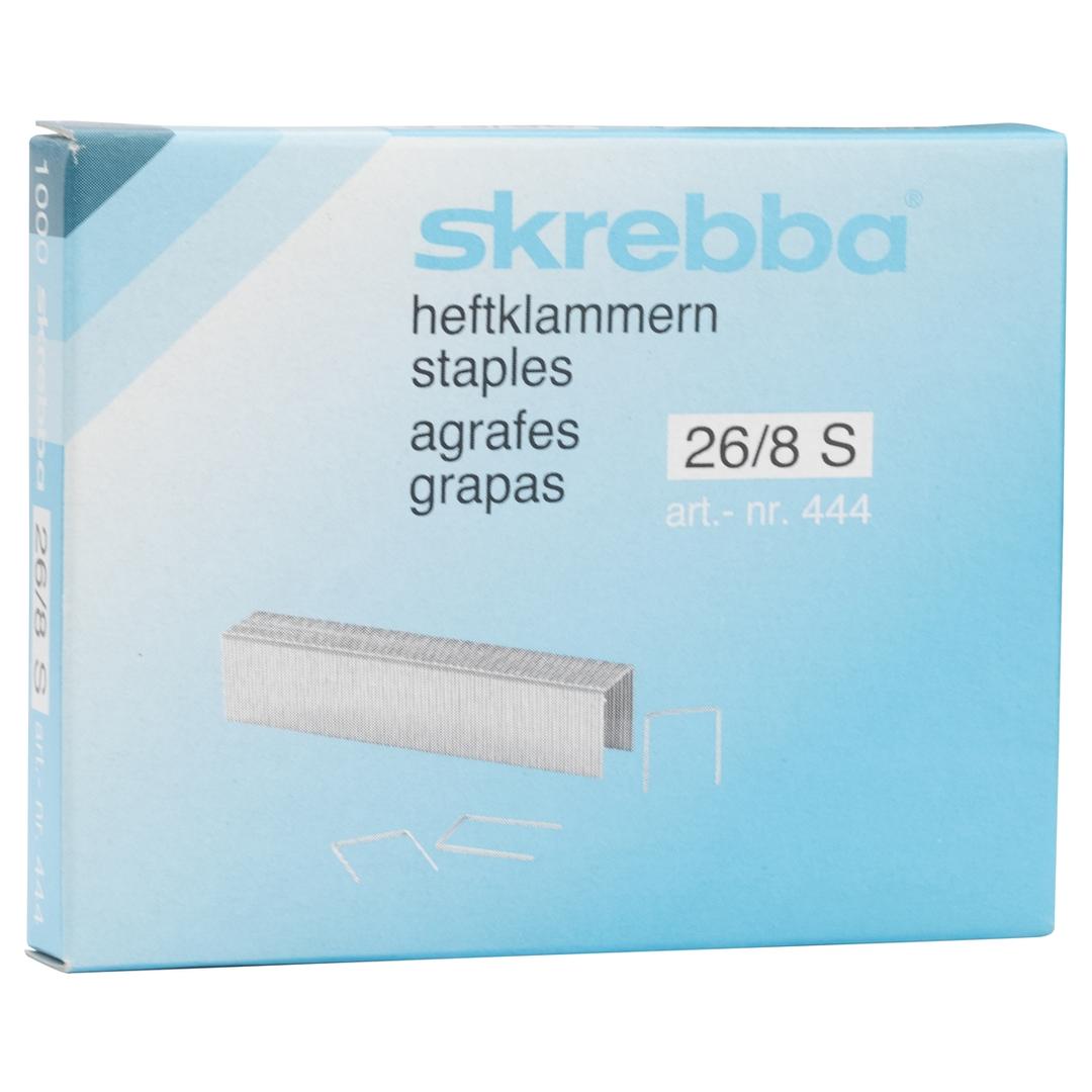 Agrafes 26/8 s SKREBBA — Base
