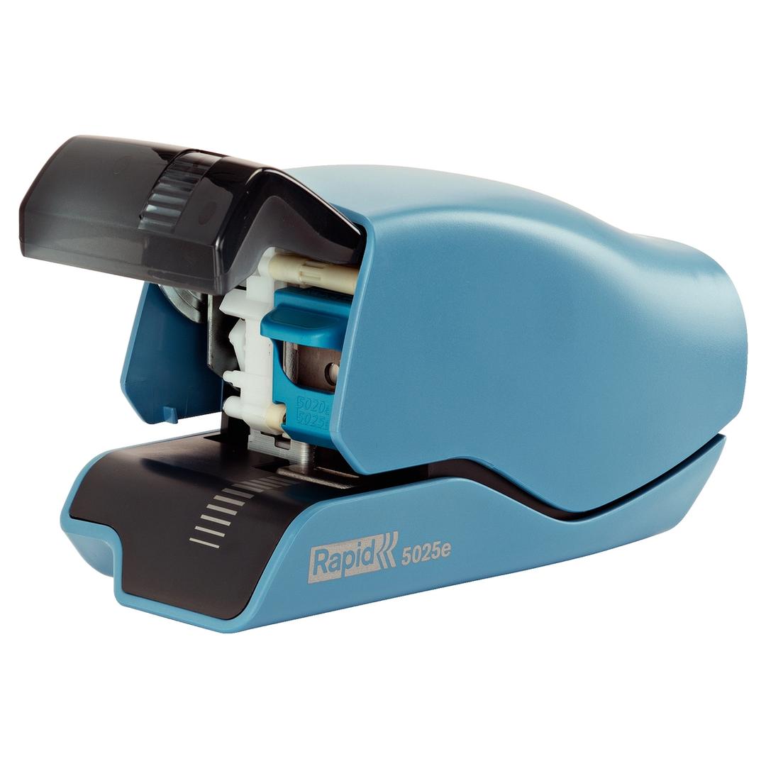 Agrafeuse électrique Supreme 5025 E (bleue) RAPID — Changement cartouche d'agrafes bis