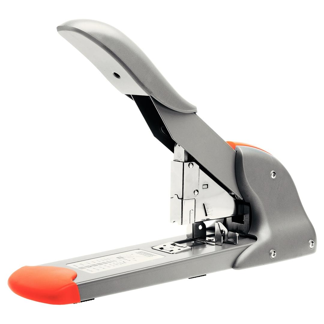 Agrafeuse manuelle grande capacité Agrafeuse Heavy Duty Fashion HD210 argent/orange RAPID — Base