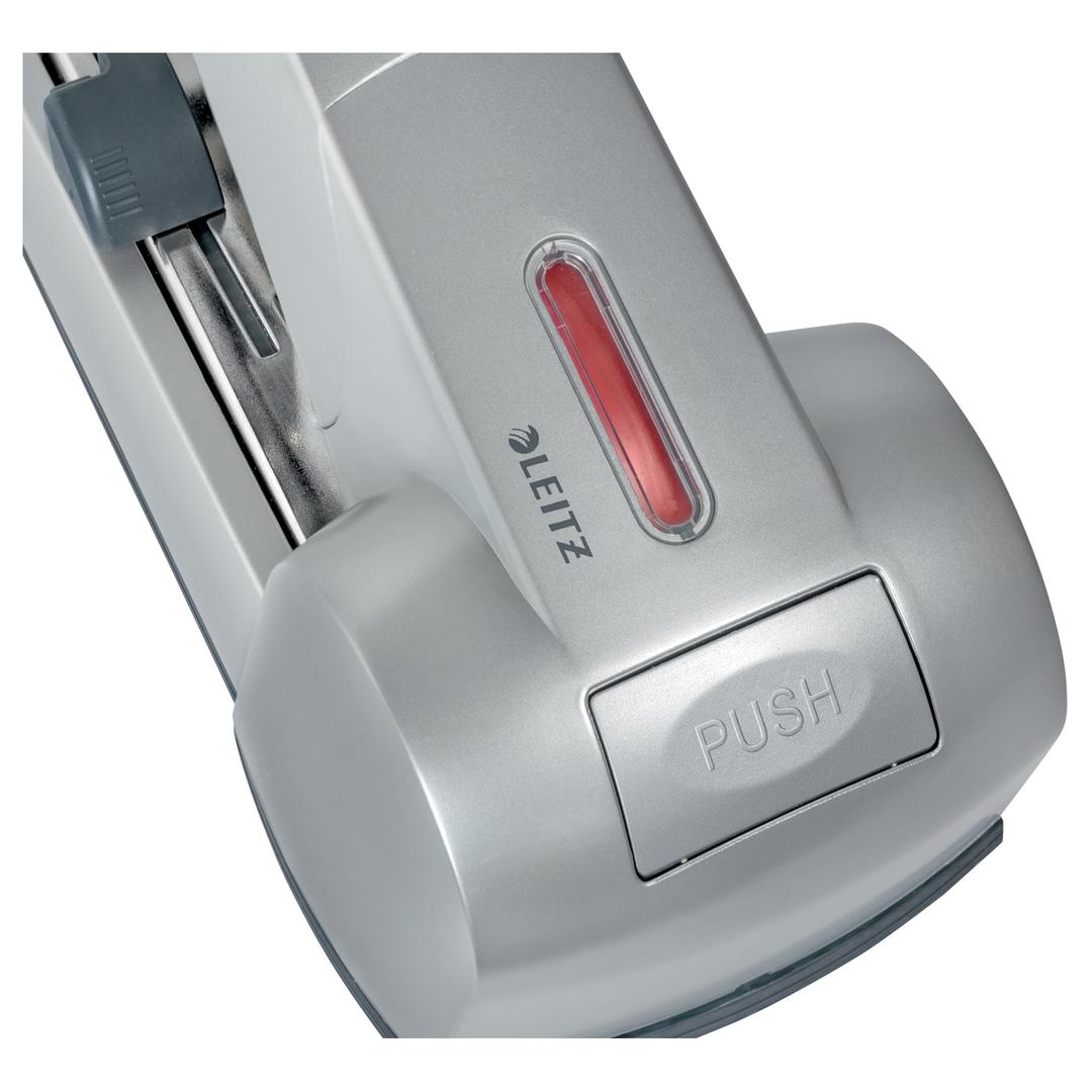 Agrafeuse manuelle grande capacité Heavy Duty 5553 LEITZ — Jauge rouge