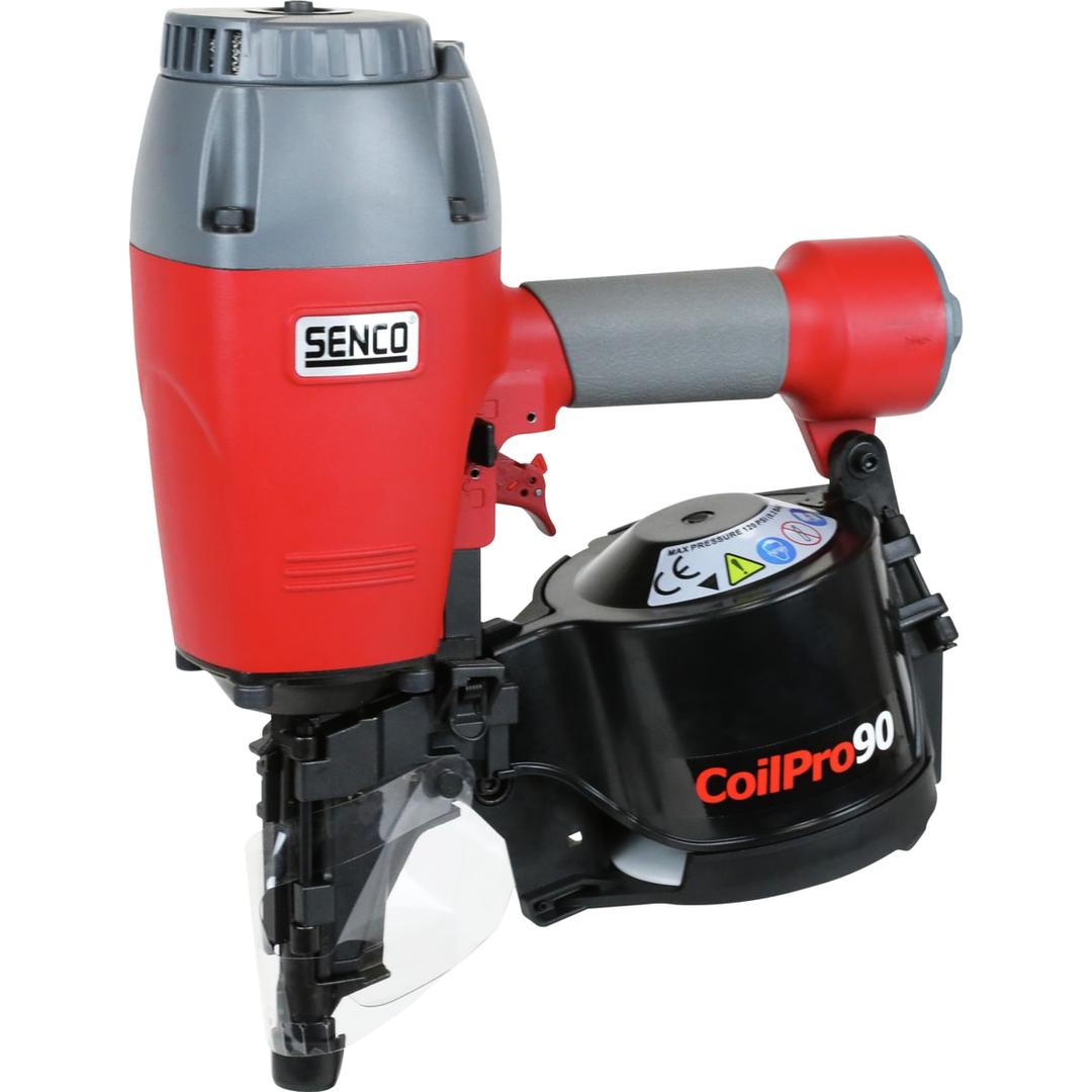 Cloueur à rouleau pneumatique, 45 à 90 mm CoilPro90 SENCO - Cloueur à rouleau SENCO CoilPro90, vue de dessus