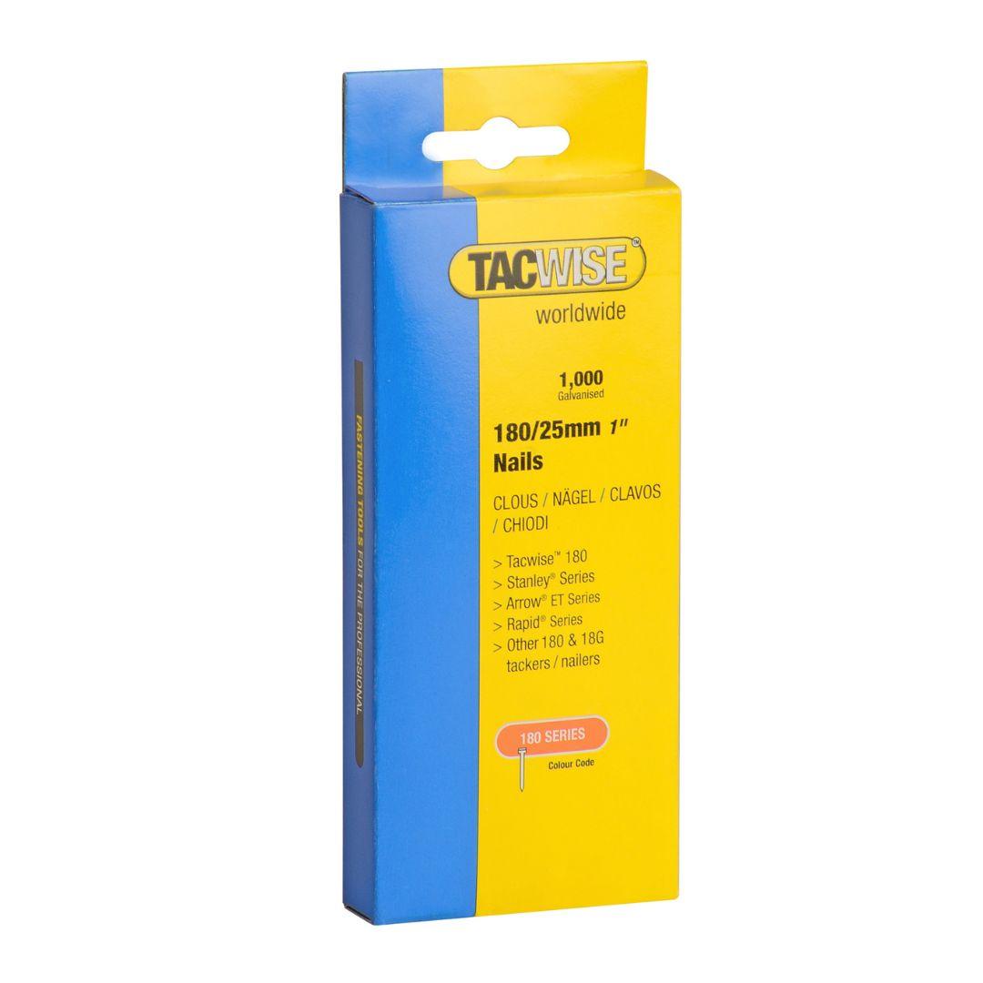 Pointes 180/25mm TACWISE — TACWISE Pointes 180/25 mm — packshot