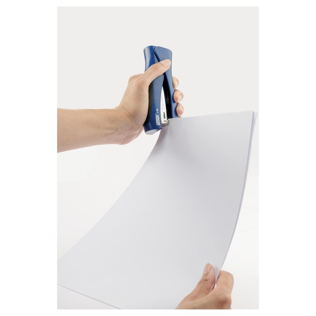 Agrafeuse manuelle de table Agrafeuse StandUp Fashion Ultimate F20 bleu RAPID — Agrafage papier à main