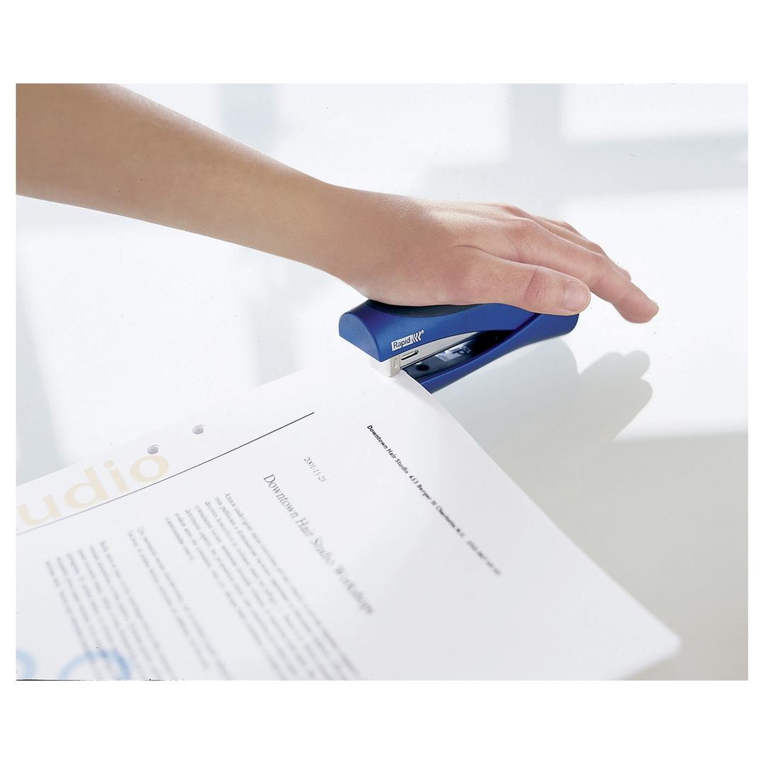 Agrafeuse manuelle de table Agrafeuse StandUp Fashion Ultimate F20 bleu RAPID — Agrafage papier
