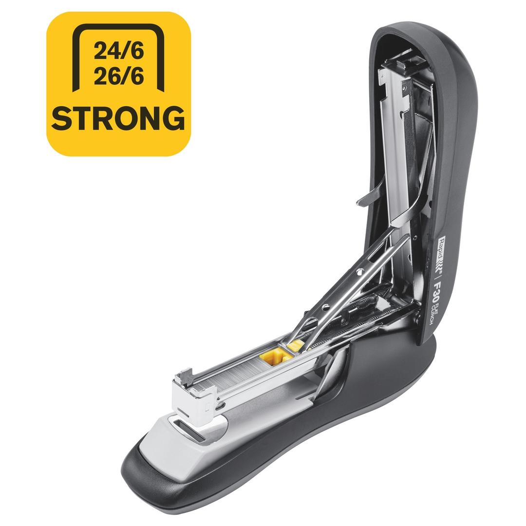 Agrafeuse manuelle de table Agrafeuse F30 noir RAPID — Accepte agrafes 24-6 et 26-6