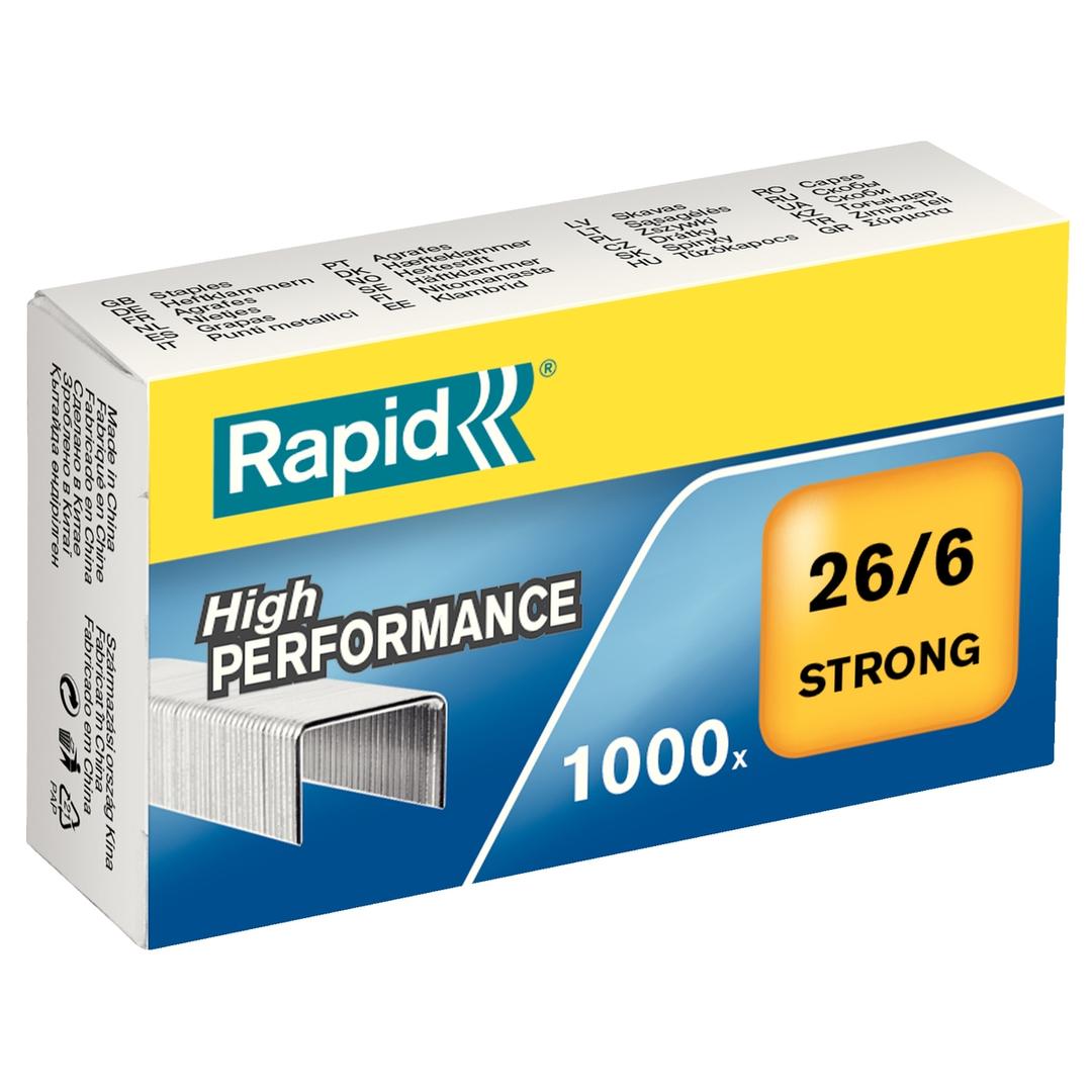 Agrafes 26/6 Strong x1000 RAPID — Base