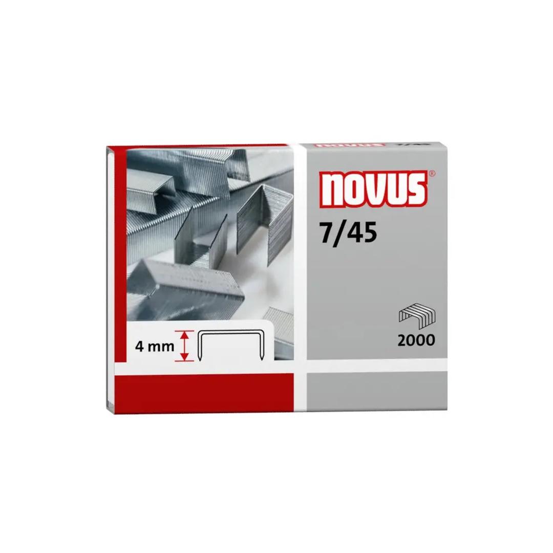 Agrafes 7/45 x2000 NOVUS — Vue de face