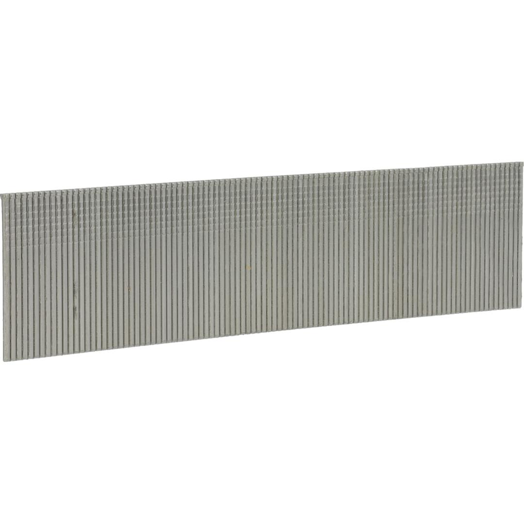 Pointes 18G tête fine inox A2 AY17EGA 1,2x38 mm SENCO — Brads SENCO AY G18 tête 1,65 de 38 mm inox pour extérieur, gris mat, de trois quarts sur fond blanc