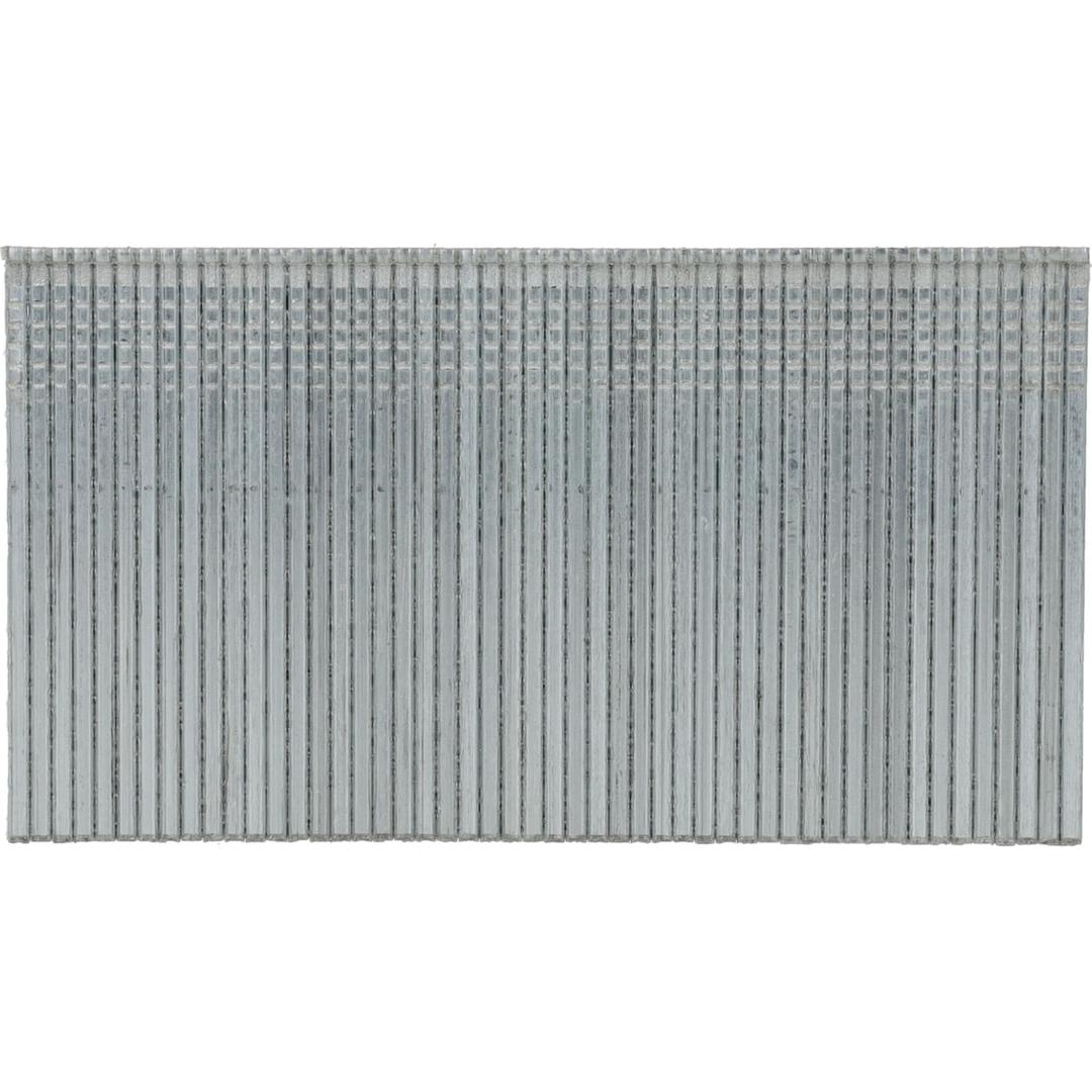 Clous de finition 16G bande droite tête moyenne galvanisés RX17EAA 1,6x38 mm SENCO — Brads SENCO RX 1,6 x 38 mm galvanisés, bande droite de face, têtes quadrillées sur toute la largeur