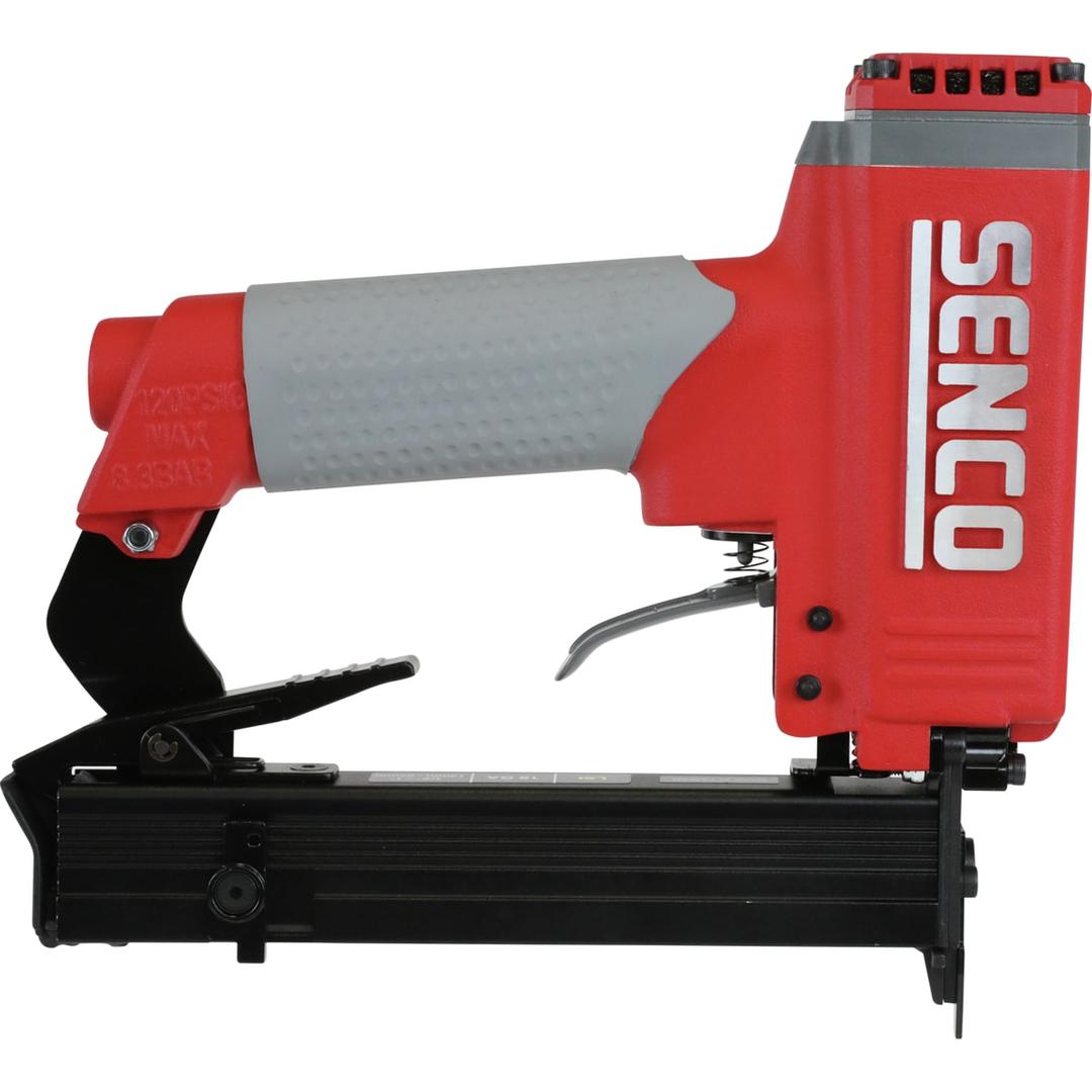 Cloueur pneumatique LS1 XP Finette SENCO — Cloueur SENCO LS1XP 13-25 mm de profil opposé, magasin noir, levier arrière et gâchette