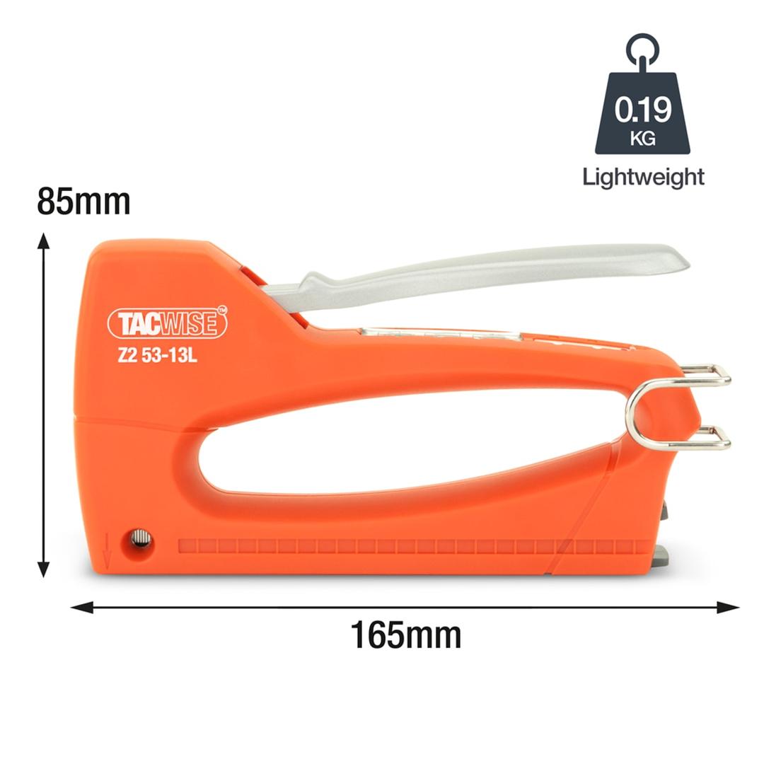 Agrafeuse manuelle Z2 53-13L, plastique, orange TACWISE — TACWISE Agrafeuse manuelle Z2 53-13L, plastique, orange/ — vue 2