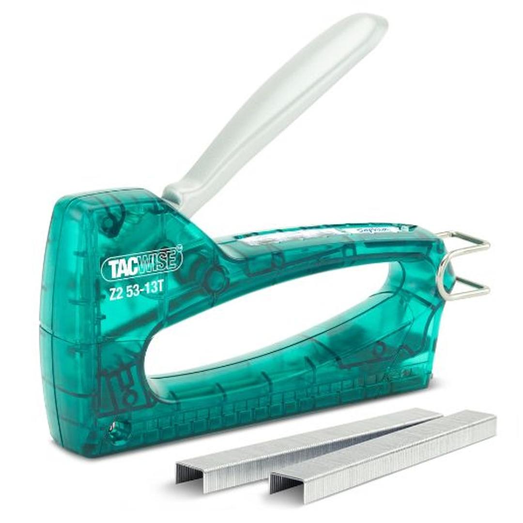 Agrafeuse manuelle Z2 53-13T, plastique, vert TACWISE — TACWISE Agrafeuse manuelle Z2 53-13T, plastique, vert/