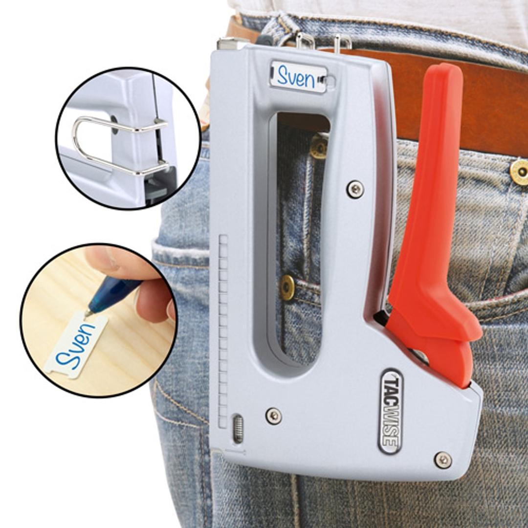 Agrafeuse-cloueuse manuelle Z4-140 (4 en 1), argent/orange TACWISE — TACWISE Agrafeuse/cloueuse Z4-140 (4 en 1), argent/orange — vue 6