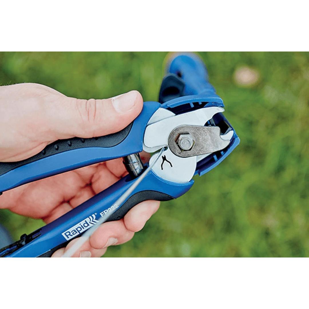 Pince à grillage manuelle FP222, bleu RAPID TOOLS — Rapid Pince à grillage FP222, bleu, vue 3
