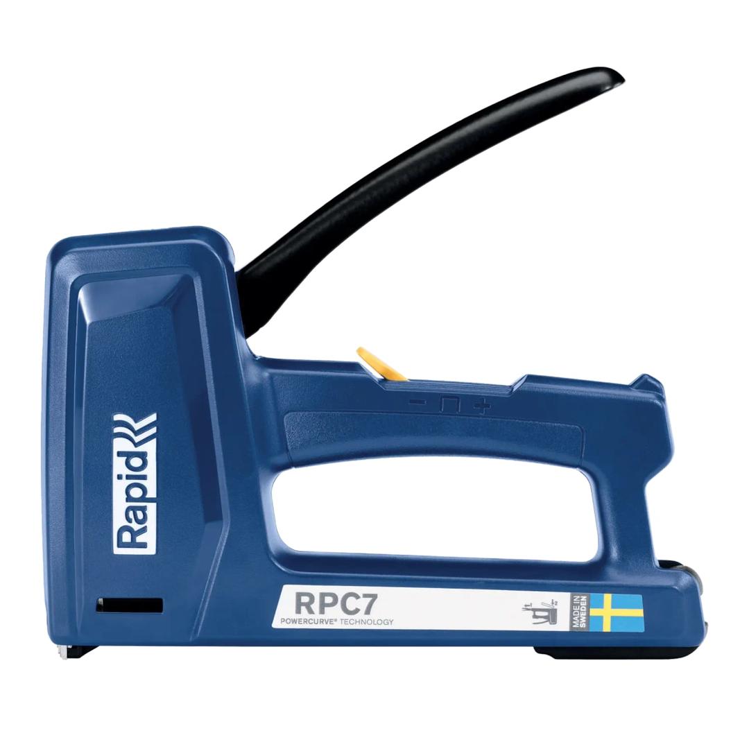 Agrafeuse-cloueuse manuelle RPC7, bleu RAPID TOOLS — Rapid Agrafeuse/cloueuse RPC7, bleu, vue 2
