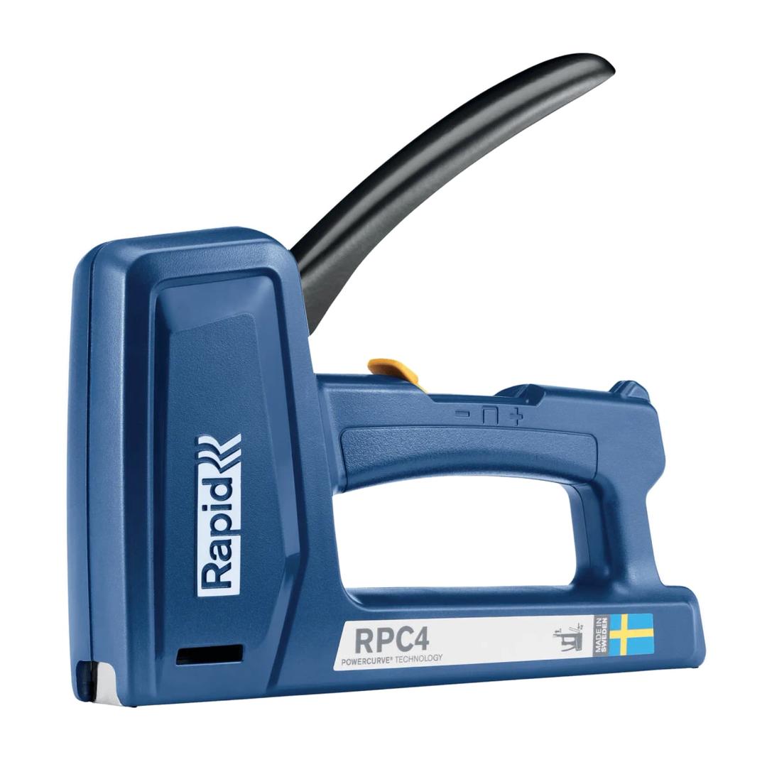 Agrafeuse-cloueuse manuelle RPC4, bleu RAPID TOOLS — Rapid Agrafeuse/cloueuse RPC4, bleu
