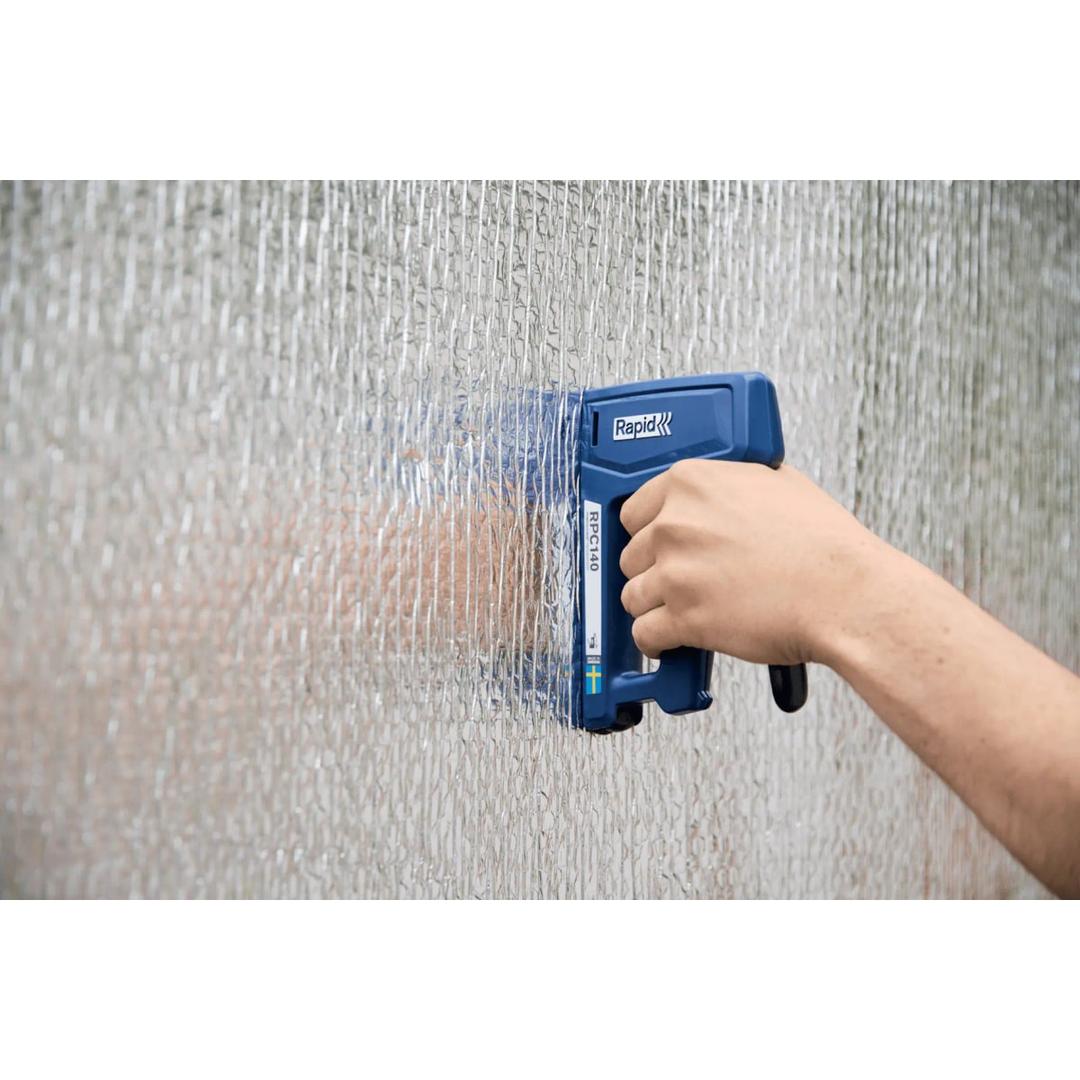 Agrafeuse manuelle RPC140, bleu RAPID TOOLS — Rapid Agrafeuse RPC140, bleu, en situation 6