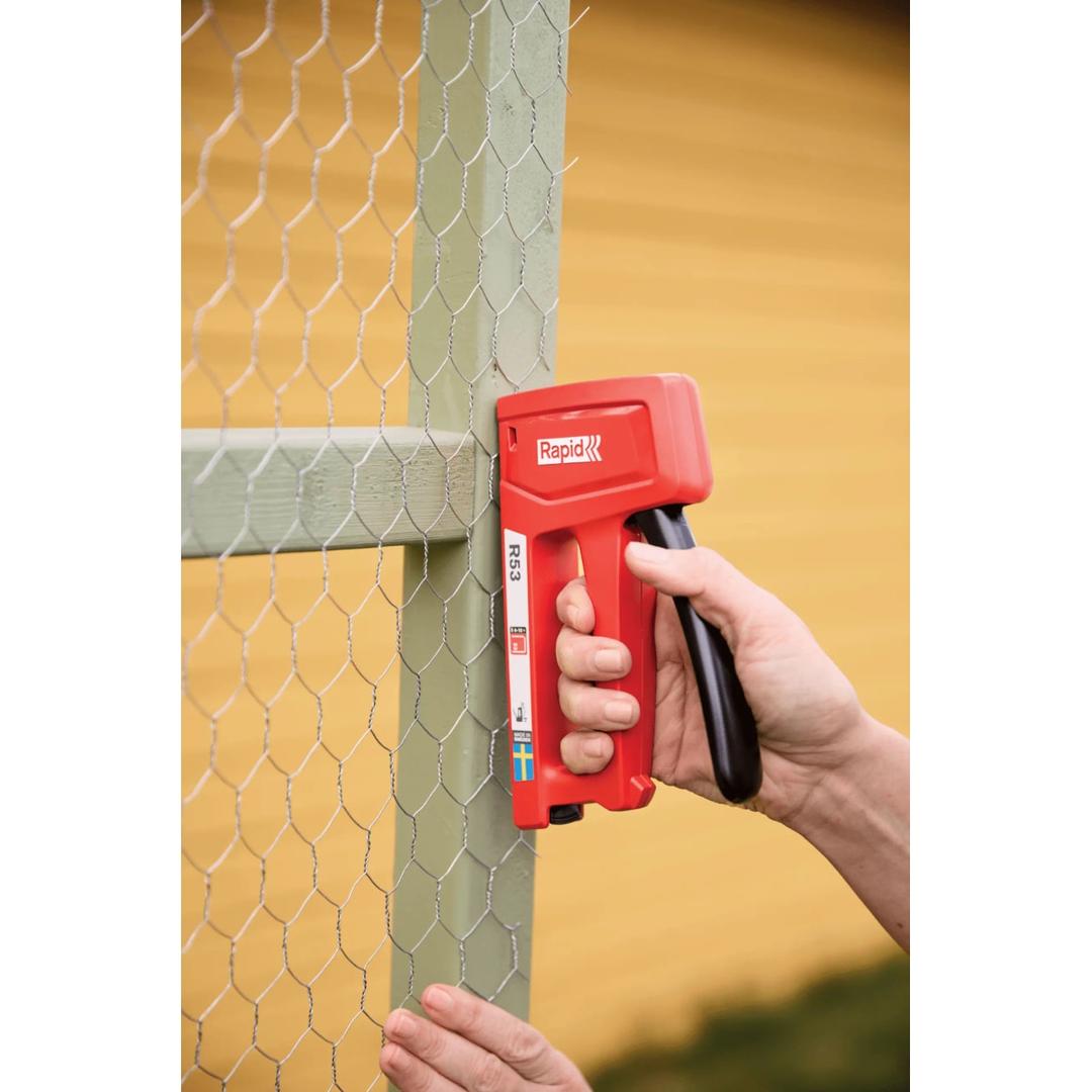 Agrafeuse manuelle R53, rouge RAPID TOOLS — Rapid Agrafeuse R53, rouge, en situation 16
