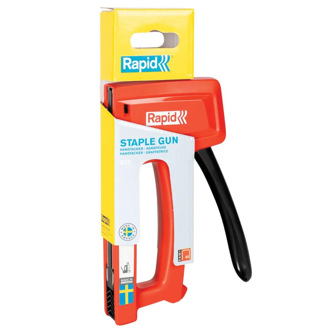 Agrafeuse manuelle R53, rouge RAPID TOOLS — Rapid Agrafeuse R53, rouge, vue détaillée 2