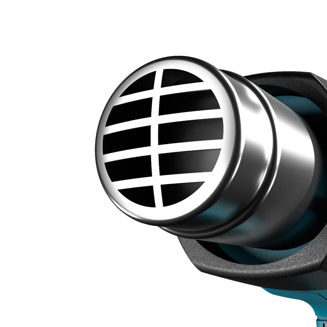 Pistolet à air chaud 1 800 W H-180 NOVUS — NOVUS pistolet à air chaud H-180 — gros plan sur la buse