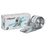 Agrafes plates Stella 70 REXEL — Détails boite et cartouche