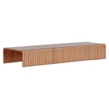 Agrafes carton 1, 35 x 18mm, finition Liquor SENCO — Bande d'agrafes carton SENCO 1 35x18 mm cuivrées, vue de trois quarts sur fond blanc