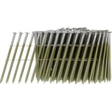 Clous en rouleau plats 16° annelés inox A2 GS28AGAF 2,87x80 mm SENCO — Clous SENCO 2,8 x 80 mm annelés inox 304 en rouleau, vue de trois quarts sur fond blanc