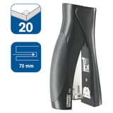 Agrafeuse manuelle de table Agrafeuse StandUp Fashion Ultimate F20 noir RAPID — Caractéristiques