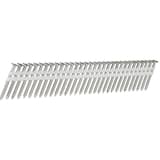 Clous en bande 21° annelés inox A2 joint debout 1L13AGAS 2,8x25 mm SENCO — Bande de clous SENCO 21° 2,8x25 mm annelés inox, double collation plastique, de trois quarts