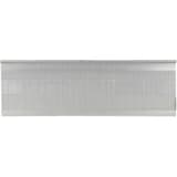Clous à parquet crantés tête en L clair RW19BPE 1,6x44 mm SENCO — Clous parquet SENCO 45 mm à têtes en L, bande compacte vue de face à plat sur fond blanc