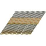 Clous en bande 34° annelés inox A2 HE57AGBKR 3,1x75 mm SENCO — Clous SENCO D34° 3,1x75 mm annelés inox 304 en bande, fûts finement annelés, pointes dorées