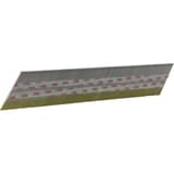 Clous de finition 15G 34° tête brad clair DA13EPB 1,8x25 mm SENCO — Clous de finition SENCO DA 25 mm acier clair en bande fine, de trois quarts sur fond blanc