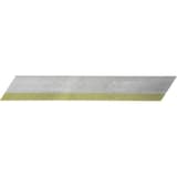 Clous de finition 15G 34° tête brad aluminium DA19EMB 1,8x45 mm SENCO — Clous de finition SENCO DA 45 mm en aluminium, bande inclinée à pointes dorées, de profil