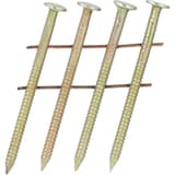 Clous en rouleau plats 16° annelés zingués 12µ SL17AXBH 2,1x38 mm SENCO — Clous SENCO 2,1 x 38 mm zingués sur deux fils cuivre, annelage sur la moitié basse de la tige