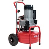 Compresseur SENCO AC33024 sans huile SENCO — Compresseur SENCO AC33024 sans huile de trois quarts, châssis rouge, poignée chromée et roue gonflable