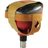 Cloueur pneumatique Palmnailer A20 pneumatique SENCO — Cloueur de paume SENCO A20 pneumatique gainé de son protège-outil en cuir beige, embout chromé