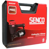 Cloueur rouleau bardage pneumatique S65CNP SENCO — Cloueur à rouleau bardage SENCO S65CNP dans sa mallette plastique noire à étiquette rouge Semi Pro