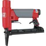 Agrafeuse pneumatique SFT10XP C BEC LONG SENCO — Agrafeuse SENCO SFT10XP C bec long 4-16 mm de trois quarts, long magasin noir et étiquette blanche