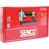 Agrafeuse pneumatique SFT10XP G SENCO — Agrafeuse SENCO SFT10XP G 6-16 mm dans son carton rouge, garantie 5 ans et schéma de couronne G