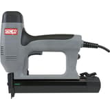 Agrafeuse Cloueuse pneumatique LNS3215E 230V 2N1 SENCO — Agrafeuse-cloueuse électrique SENCO LNS3215E 230 V de profil, câble secteur et poignée ajourée