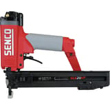 Agrafeuse pneumatique SLS20XP-M DUAL/RESTR SENCO — Agrafeuse SENCO SLS20XP-M pour agrafes M, de profil, raccord air laiton et poignée grise à picots