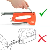 Agrafeuse manuelle Z2 53-13L, plastique, orange TACWISE — TACWISE Agrafeuse manuelle Z2 53-13L, plastique, orange/ — vue 4