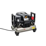 Compresseur HAUTE PRESSION 9/20 2x4,5l - 42 bar TJEP — Compresseur haute pression TJEP 9/20 HP de trois quarts, cuve horizontale grise siglée Kyocera, poignées de portage noires et molette rouge du détendeur haute pression