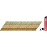 Pack gaz & clous en bande 34° annelés zingués 12µ HE57AXBKR-FC 3,1x75 mm & gaz PC1308P SENCO — SENCO Pack clous D34° 2,8x75mm Annelé EZ + gaz — packshot