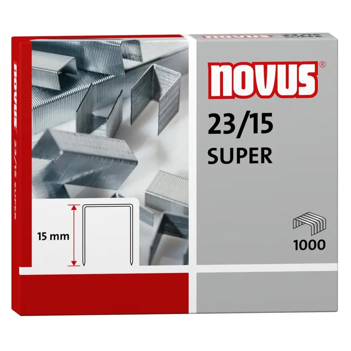 Agrafes 23/15 SUPER NOVUS — Base