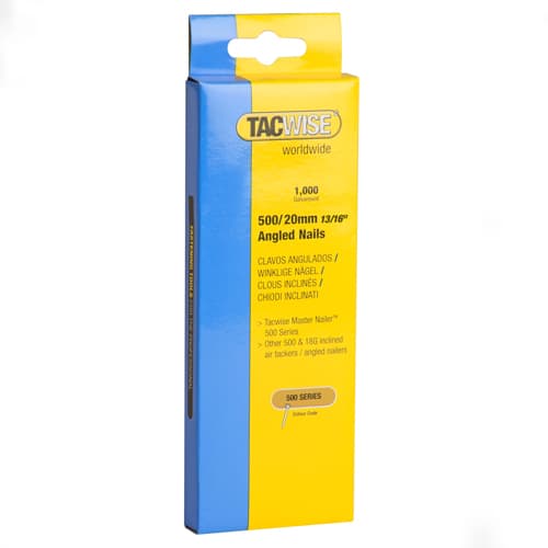 TACWISE Clous 500/20 mm, boîte de 1 000 — packshot