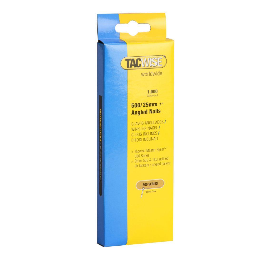 TACWISE Clous 500/25 mm, boîte de 1 000 — packshot