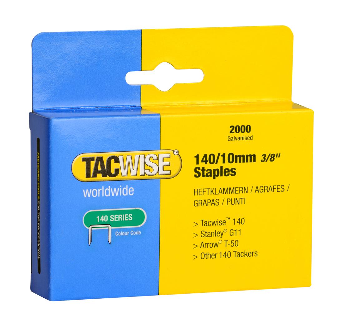 TACWISE Agrafes 140/10 mm, boîte de 2 000 — packshot