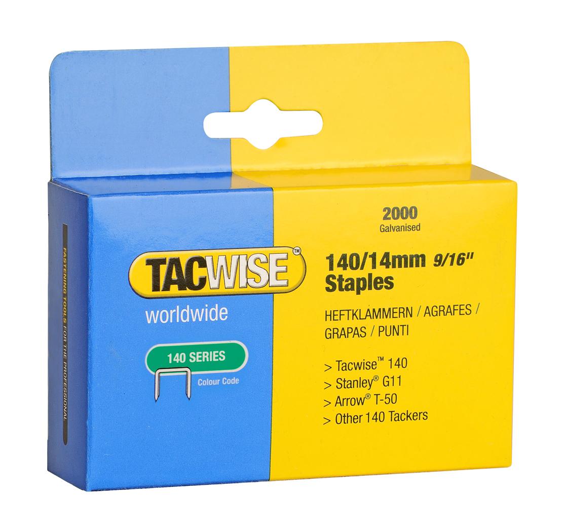 TACWISE Agrafes 140/14 mm, boîte de 2 000 — packshot
